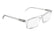 CALVIN KLEIN 25546 970 - Transparent Rectangle Eyeglasses for Men