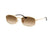 RAY BAN 3832 001/51 - Gold Oval Sunglasses for Men