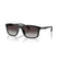 EMPORIO ARMANI 4257U 50018G - Black Rectangle Sunglasses for Men