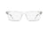 CALVIN KLEIN 25546 970 - Transparent Rectangle Eyeglasses for Men
