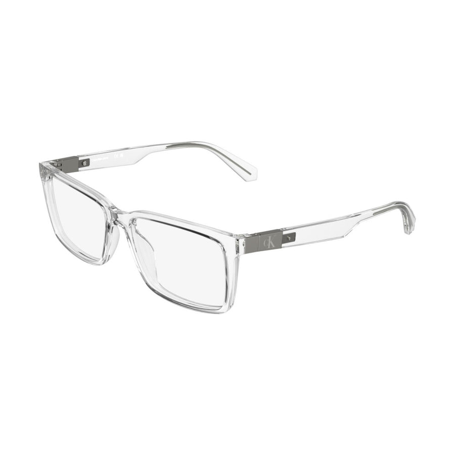 CALVIN KLEIN JEANS 26612 971 - Transparent Rectangle Eyeglasses for Men