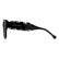 CAROLINA HERRERA HER 0323/S 807 - Black Square Sunglasses for Women