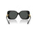 VERSACE 4499U GB1/87 - Black Over Size Sunglasses for Women