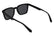 CALVIN KLEIN JEANS 26603S 001 - Black Rectangle Sunglasses for Men