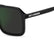 HUGO BOSS BOSS 1894/S 807 - Black Rectangle Sunglasses for Men