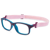 NANO ARCADE & CLIP 521648HSC - Mauve Rectangle Eyeglasses for Kids