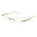 CARTIER CT0565 001 - Gold Cateye Eyeglasses for Women