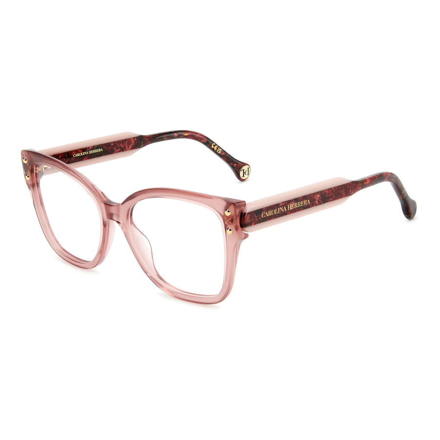 CAROLINA HERRERA HER 0368 35J - Pink Square Eyeglasses for Women