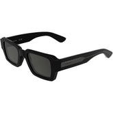 CALVIN KLEIN 25538S 001 - Black Rectangle Sunglasses for Men