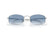 RAY BAN 3832 003/3F - Silver Oval Sunglasses for Men