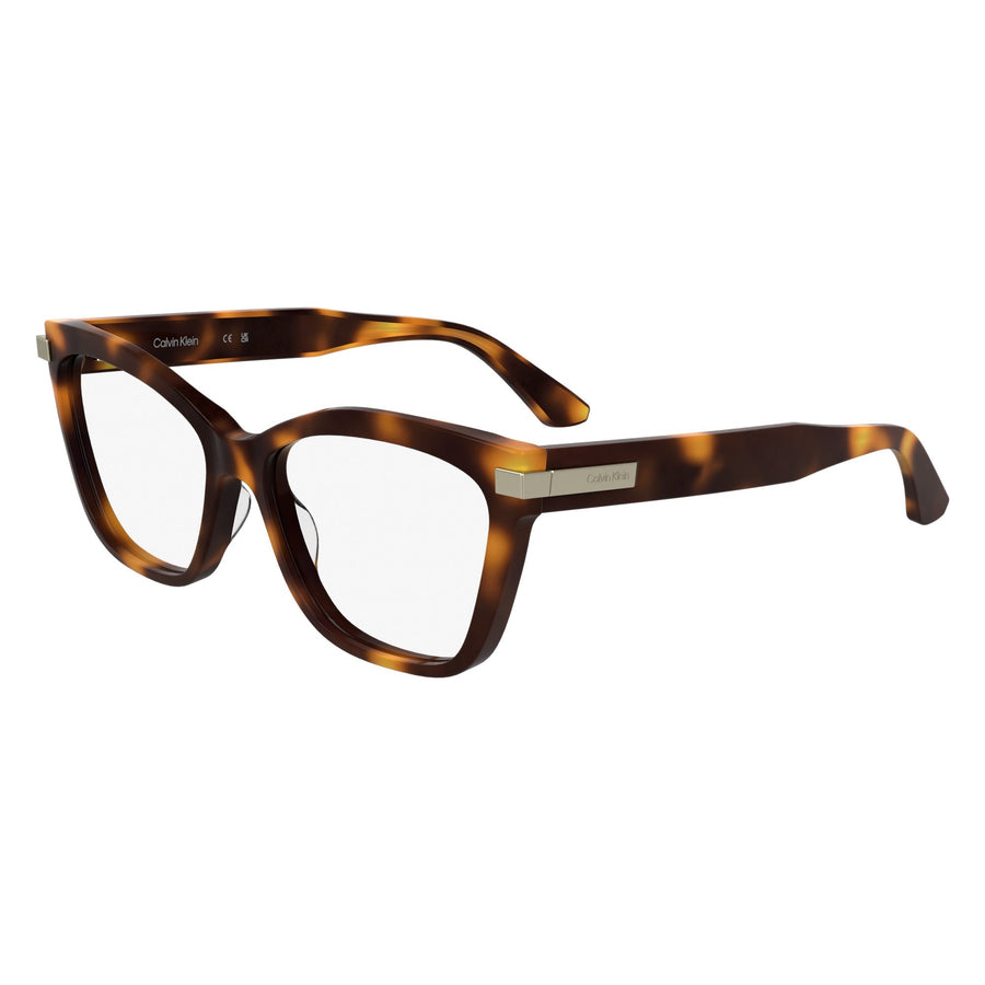CALVIN KLEIN 25513 240 - Brown / Torto Cateye Eyeglasses for Men