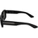 CALVIN KLEIN 25538S 001 - Black Rectangle Sunglasses for Men