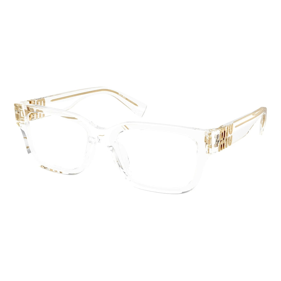 MIU MIU 02YV 15Z1O1 - Transparent Square Eyeglasses for Women