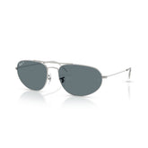 RAY BAN 3945 003/3R - Silver Aviator Sunglasses for Men