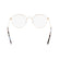 DKNY 1037N 717 - Gold Round Eyeglasses for Women