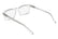CALVIN KLEIN 25546 970 - Transparent Rectangle Eyeglasses for Men