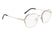 DKNY 1033N 717 - Gold Geometric Eyeglasses for Women