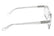 CALVIN KLEIN 25546 970 - Transparent Rectangle Eyeglasses for Men