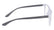 CALVIN KLEIN 19573 970 - Transparent Rectangle Eyeglasses for Men