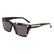DONNA KARAN 515S 010 - Black Cateye Sunglasses for Women