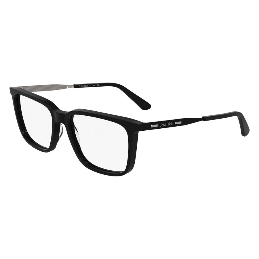 CALVIN KLEIN 25517 001 - Black Rectangle Eyeglasses for Men