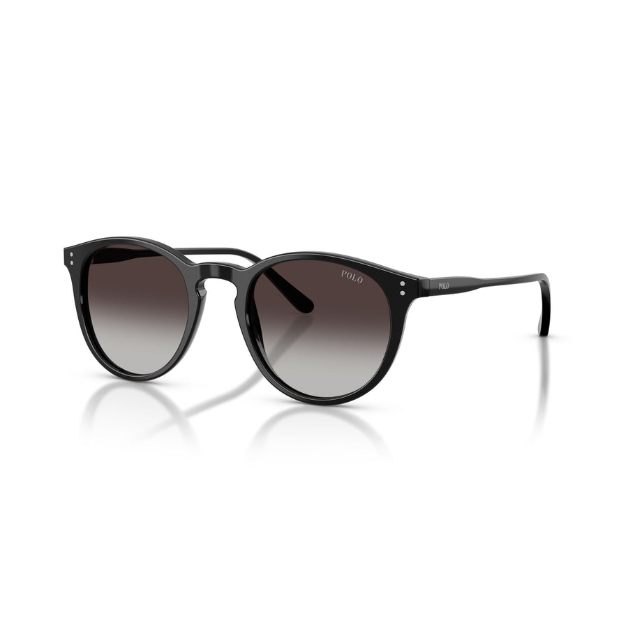 POLO RALPH LAUREN 4110 50018G - Black Round Sunglasses for Men