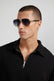 CARRERA CARRERA 1087/S RHL - Black Aviator Sunglasses for Men