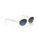RAY BAN 3767 001/4C - Arista Gold Oval Sunglasses Unisex