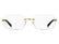 MARC JACOBS MARC 909 RHL - Black Rectangle Eyeglasses for Men
