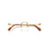 MIU MIU 53WV 5AK1O1 - Gold Oval Eyeglasses for Women