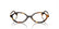 MIU MIU 01XV VAU1O1 - Brown / Torto Oval Eyeglasses for Women
