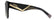 MISSONI MIS 0267/S 807 - Black Square Sunglasses for Women