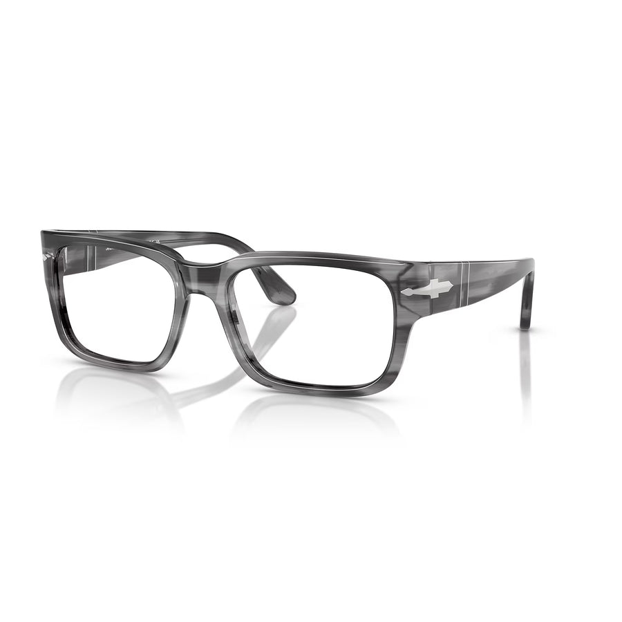 PERSOL 3315V 1192 - Grey Rectangle Eyeglasses for Men