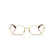 VOGUE 4341 280 - Gold Geometric Eyeglasses for Women