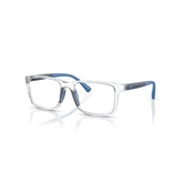 EMPORIO ARMANI 3203 5893 - Transparent Rectangle Eyeglasses for Kids