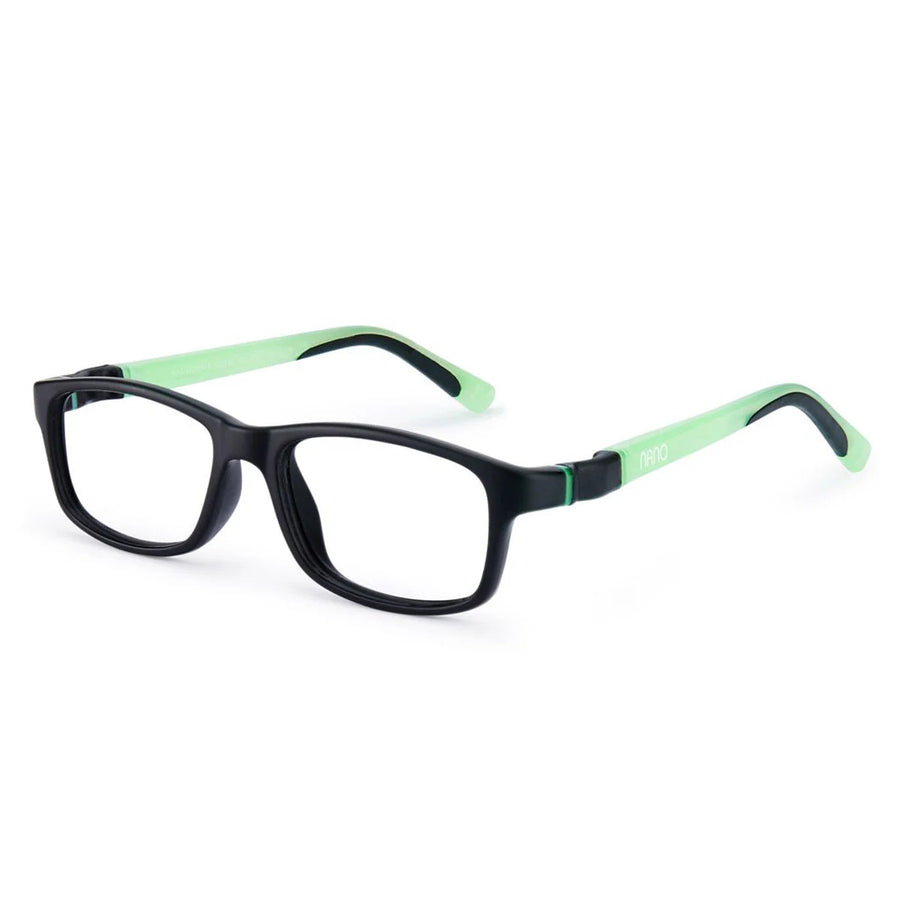 NANO CREW 3022146 - Black Rectangle Eyeglasses for Kids