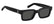 TOMMY HILFIGER TH 2368/S 807 - Black Rectangle Sunglasses for Men