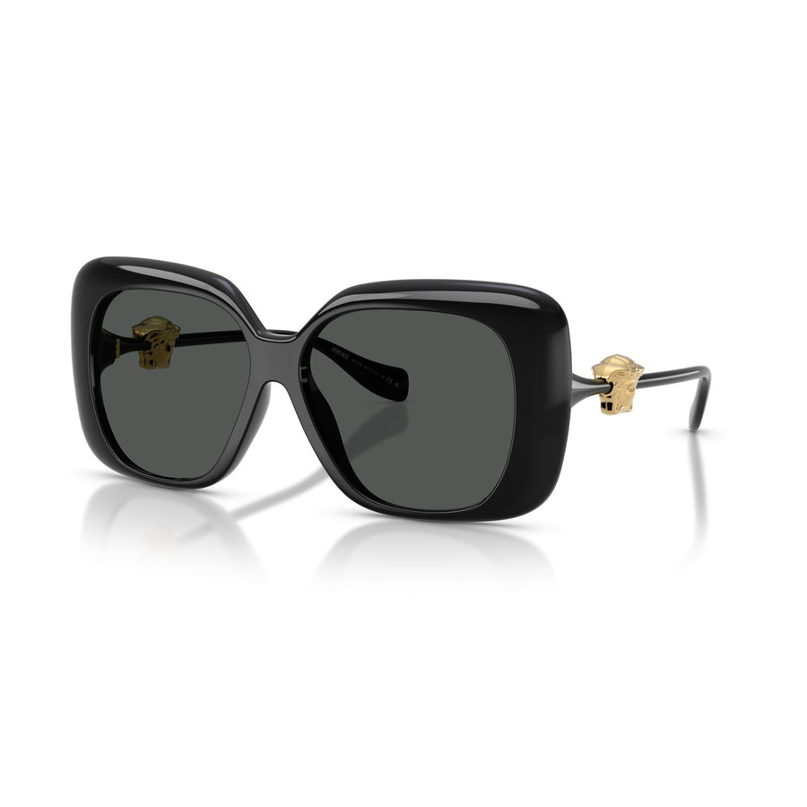 VERSACE 4499U GB1/87 - Black Over Size Sunglasses for Women