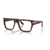 PERSOL 3348V 24 - Brown / Torto Square Eyeglasses for Men
