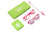 NANO CAMPER & CLIP 622244SC - Pink Wayfarer Eyeglasses for Kids