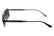 CALVIN KLEIN 24111S 002 - Black Rectangle Sunglasses for Men