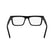 CALVIN KLEIN 25520 001 - Black Rectangle Eyeglasses for Men