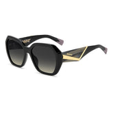 MISSONI MIS 0268/G/S 807 - Black Square Sunglasses for Women