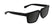 CALVIN KLEIN JEANS 25621S 001 - Black Rectangle Sunglasses for Men