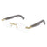 CARTIER CT0537 001 - Gold Rectangle Eyeglasses for Men