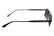 CALVIN KLEIN 24111S 002 - Black Rectangle Sunglasses for Men