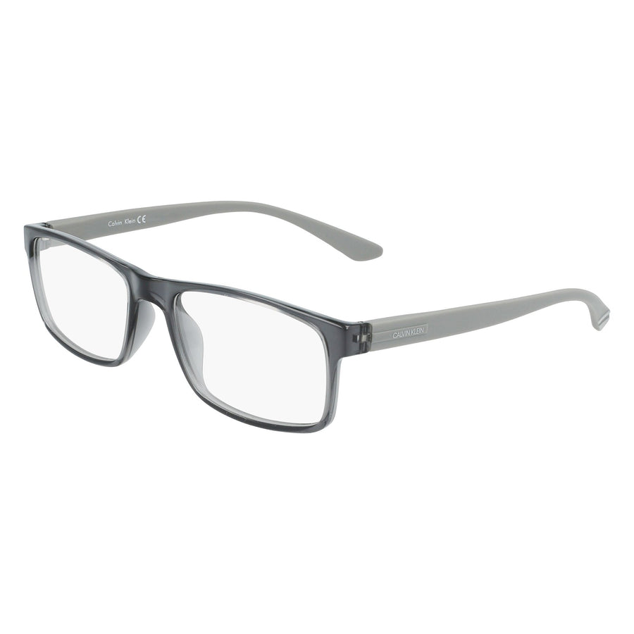 CALVIN KLEIN 19569 070 - Grey Rectangle Eyeglasses for Men