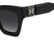 CAROLINA HERRERA HER 0327/S 807 - Black Cateye Sunglasses for Women