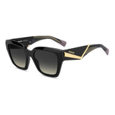 MISSONI MIS 0267/S 807 - Black Square Sunglasses for Women